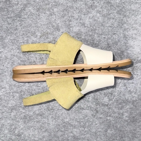 SOREL Ella II Slingback Sandal in Olive Shade Chalk- Sz 9.5 - Picture 4 of 8